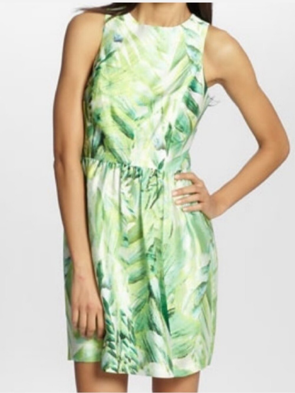 Cynthia Steffe NWT leaf print dress Size 6